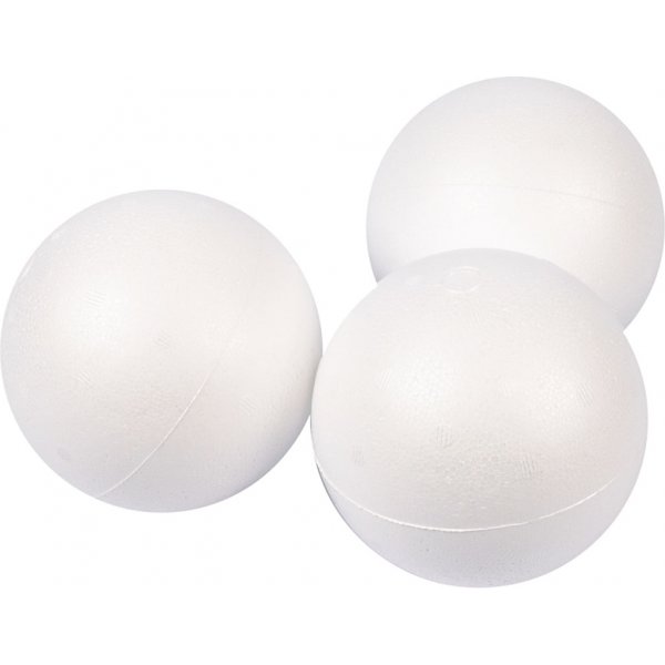 Kulor av frigolit - vit - Ø10 cm - 25 st Kulor av frigolit - vit - Ø10 cm - 25 st