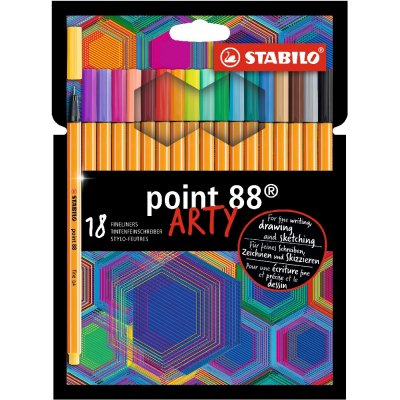 Fineliners Point 88 Arty - 18-pack