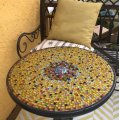Kundebilde MosaixPro glassmosaikk Glitter 10 x 10 x - kobber 200 g ~ 215 stk.