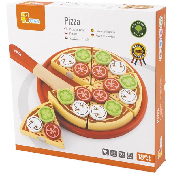 VIGA leksakspizza i trä VIGA leksakspizza i trä