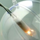 Plastboll 180 mm - kristallklar separerbar med hl (PS)