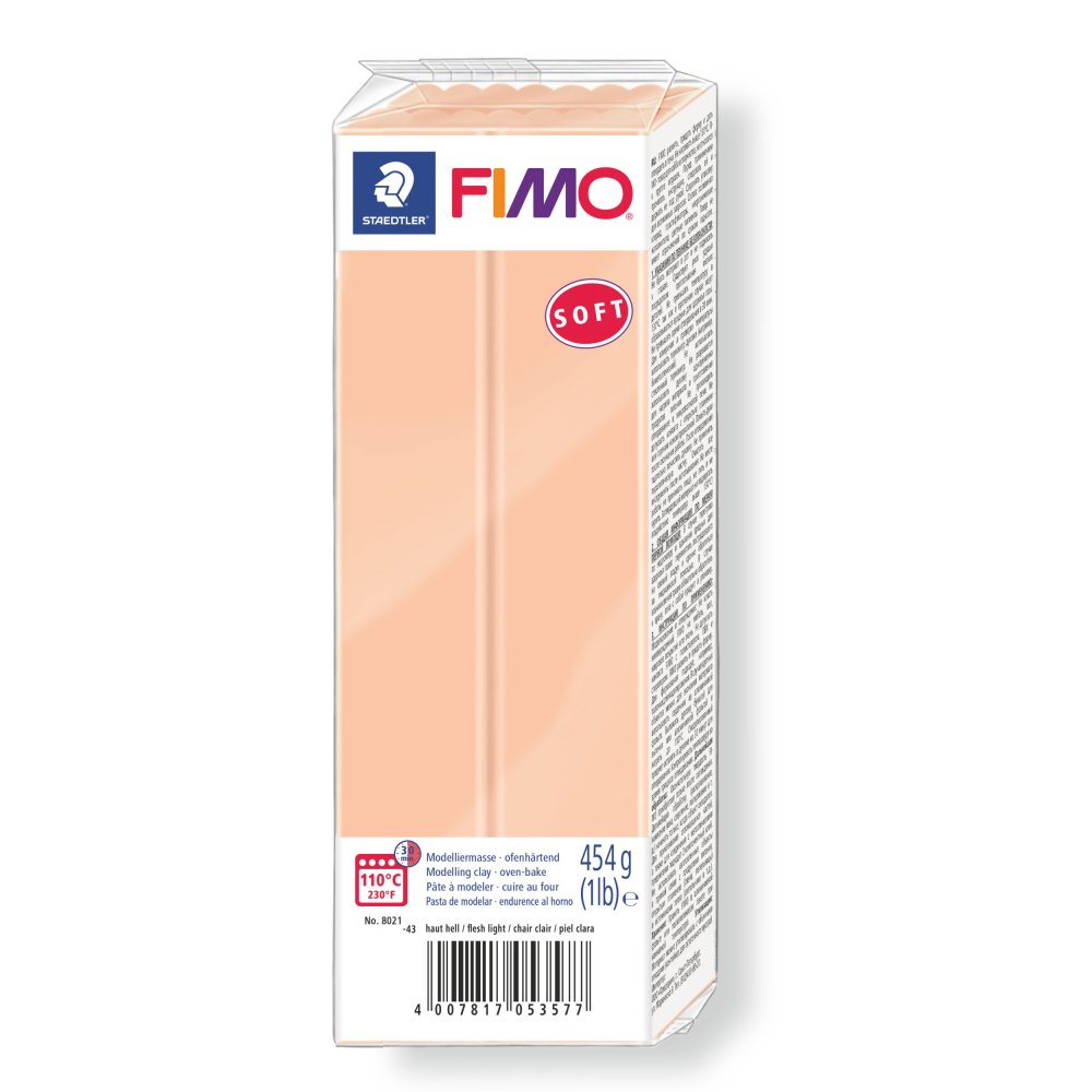 Modell Fimo Soft 454 g - Rose - Fimoleire, Modelleire, Håndverk for barn, Hobbymateriale, Håndverk