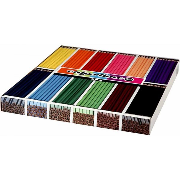 Colortime Färgblyerts - mixade färger - 12 x 24 st Colortime Färgblyerts - mixade färger - 12 x 24 st