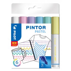 Fiberpennest Pilot Pintor (Pastel Mix) - Medium