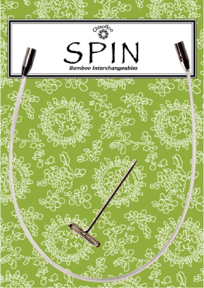 Nylonkabel Spin 20 cm - Lille - Kabelpinde, Strikketilbehør, Strikning, Strikke, hækle, knytte og væve
