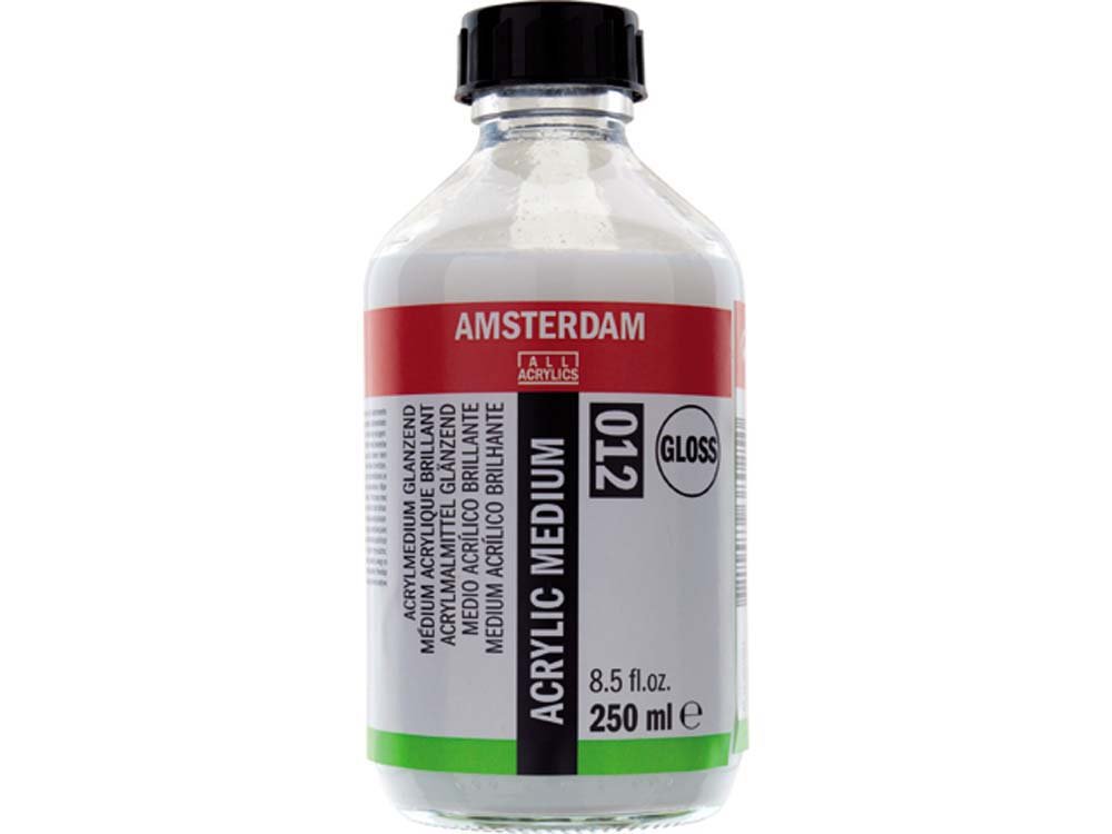 Amsterdam Akrylmedium Glans - 250 ml - Akrylmedier, Malermedium, Fernis og kunstner medier til kunstmaling