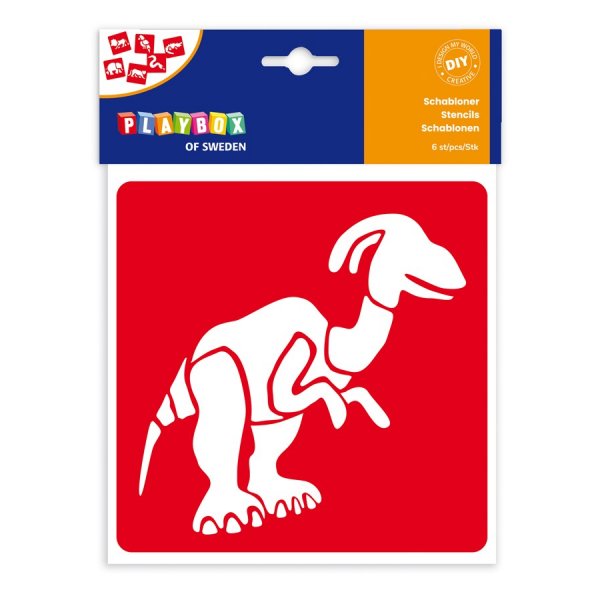 Schabloner dinosaurier