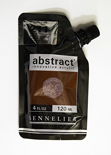 Akrylfärg Sennelier Abstract 120ml - Burnt Sienna (211) - Akrylfärger, Konstnärsfärger