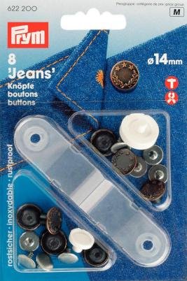 Jeansknappar mässing antik koppar Lagerkrans 14 mm 8 st Jeansknappar mässing antik koppar Lagerkrans 14 mm 8 st