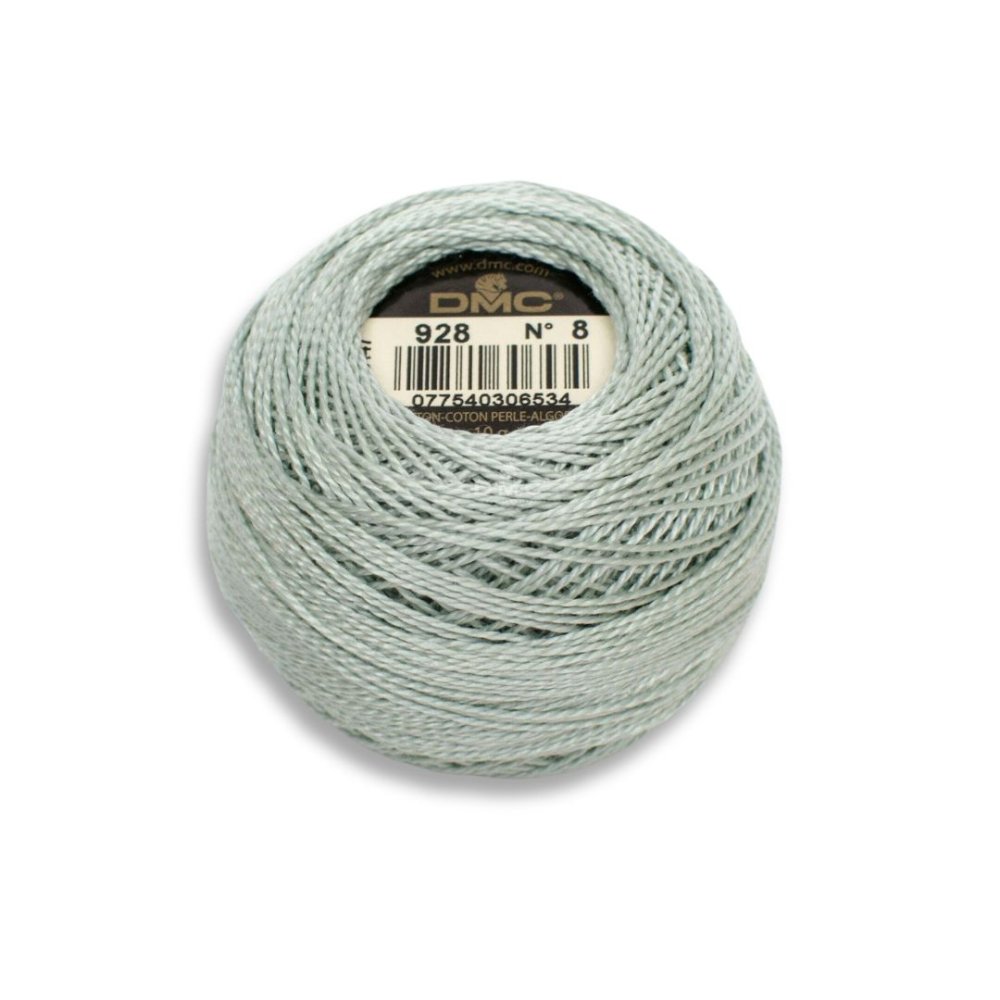 DMC Pearl Cotton Art. 116/8, 928 Oyster Shell - Broderigarn, Garn, Sticka & virka