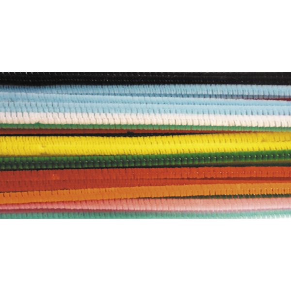 Piprensare 6 mm, 45 stycken i 9 färger, 30 cm Piprensare 6 mm, 45 stycken i 9 färger, 30 cm