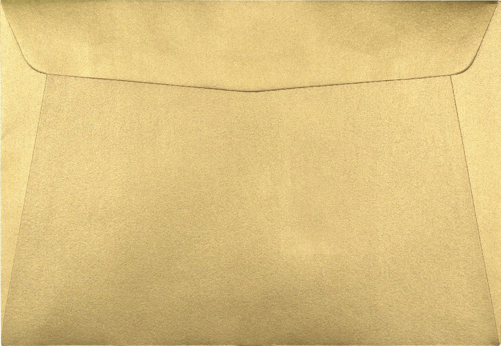 Papperix C5 Kuvert - 5-pak - Guld - Kuvert 162x229 mm, Kuvert, Kort & kuvert, Scrapbooking, Håndværk