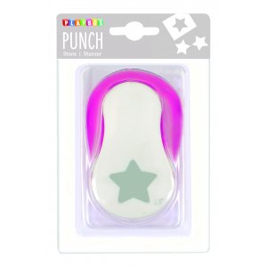 Stans stj�rna 3,8 cm - Rosa/vit