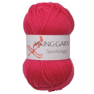 Viking garn Sportsragg 50g - Rosaorange (572) SR