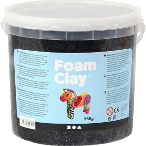 Foam Clay - svart - 560 g