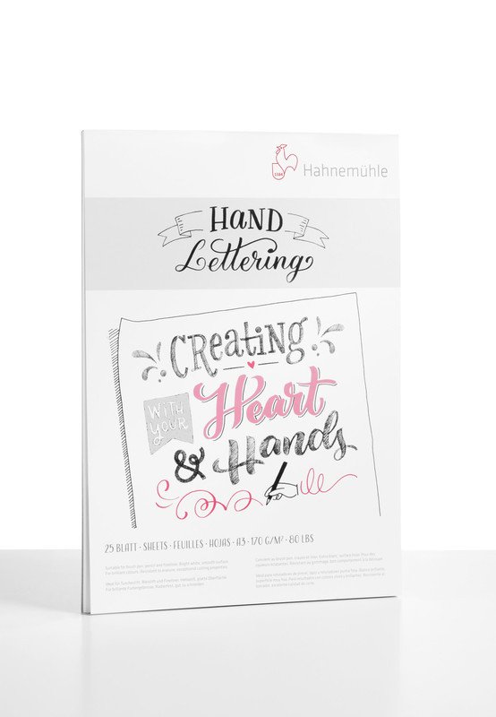 Tegneblok Hand Lettering 170g - A5 - Tegneblok, Blok