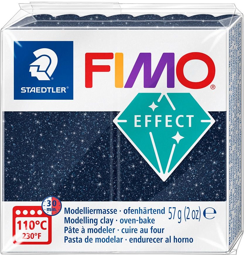 Modeling Fimo Effect 57g - Galaxy blå - Fimoleire, Modelleire, Håndverk for barn, Hobbymateriale, Håndverk