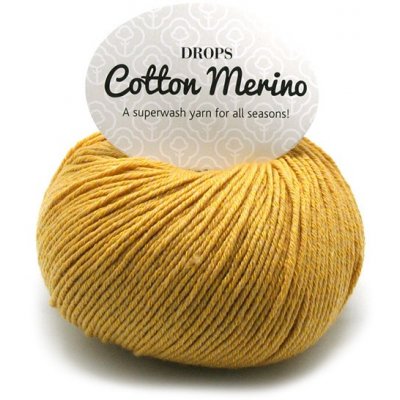 Drops Cotton Merino garn - 50g (ca 30 olika frgval)