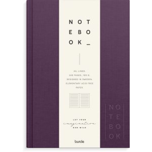 Notesbog tekstil blomme A5 linjeret Notesbog tekstil blomme A5 linjeret