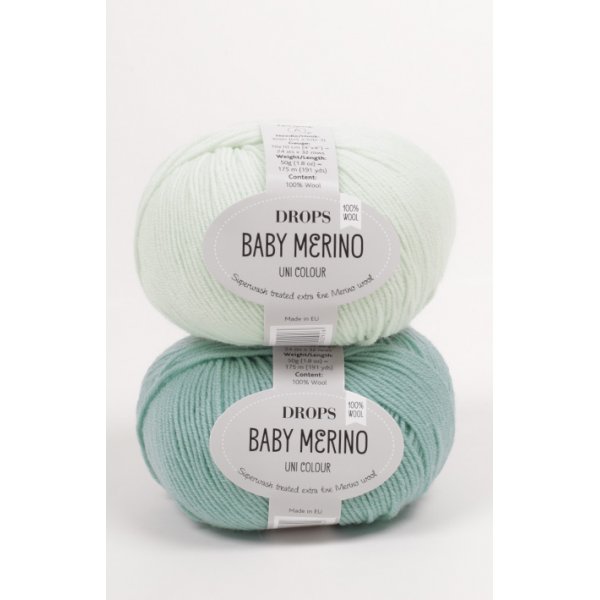 Drops Baby Merino garn - 50g (ca 40 olika färgval) Drops Baby Merino garn - 50g (ca 40 olika färgval)