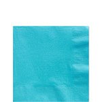 Turkosa kaffeservetter - 3-lagers papper 25 cm - 20 st