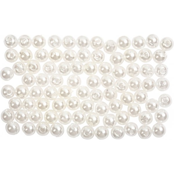 Vaxpärlor - pärlemor - 4 mm - 150 st Vaxpärlor - pärlemor - 4 mm - 150 st