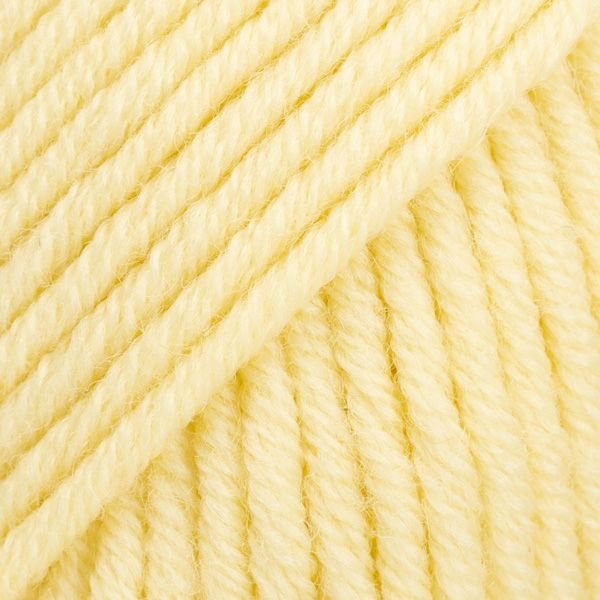 DROPS Big Merino Uni Color garn 50g - Lemonade (26) - Merinould garn, Garn, Strikke, hækle, knytte og væve