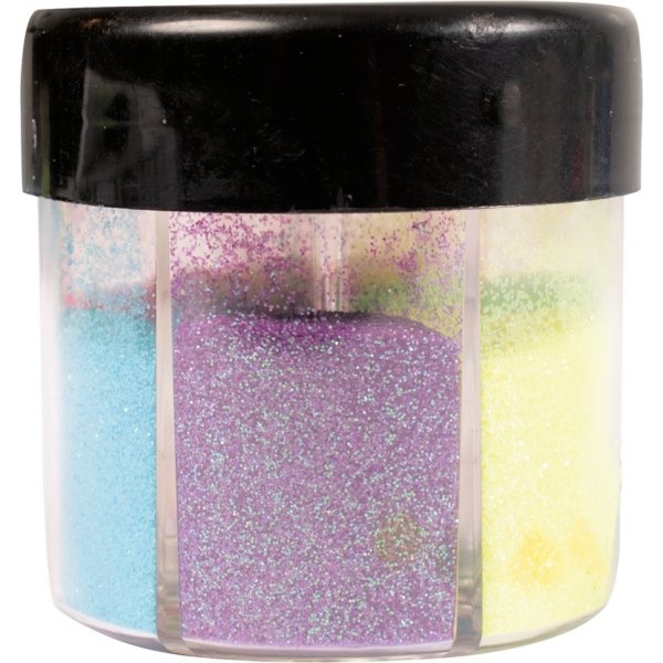 Glitter strössel - 6 färger Glitter strössel - 6 färger