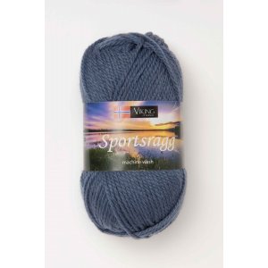 Viking garn Sportsragg 50 g Mrkebl (527) SR