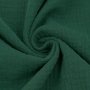 Bomullsmuslin Double Gauze – 130 cm - Flaskgrön