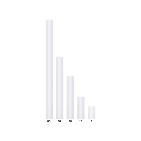Tyll 30 cm x 9 m - Vit