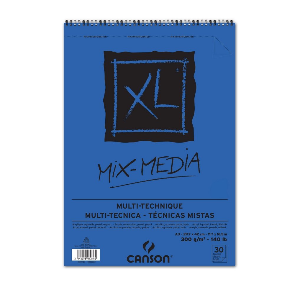 Canson XL MixMedia 300 g - A3 - Øvrige papirer, Blok