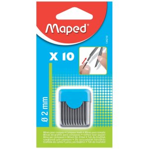 Fit pin refill - Maped - 10 stk 2 mm spiss