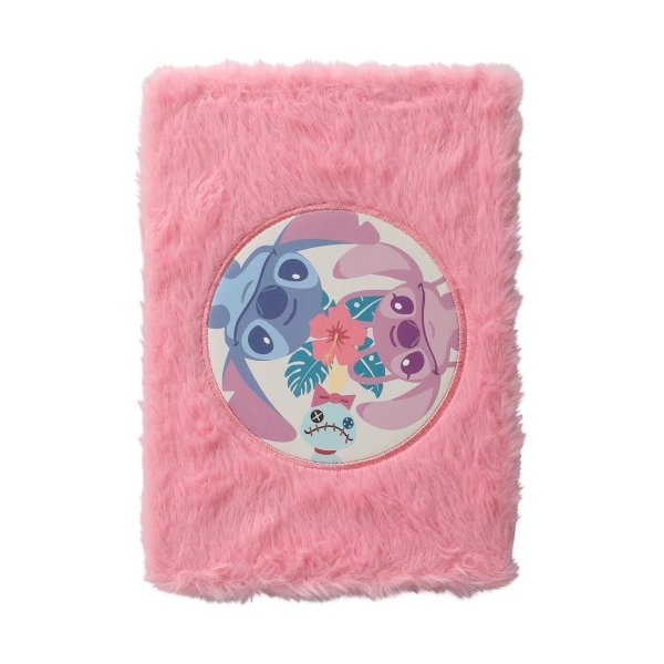 Fluffig anteckningsbok Stitch Disney A5 - linjerade sidor
