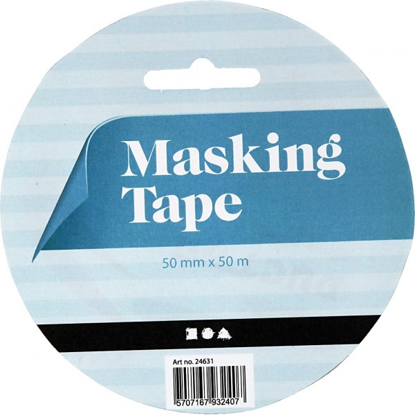 Maskeringstejp - 50 mm - 50 m Maskeringstejp - 50 mm - 50 m
