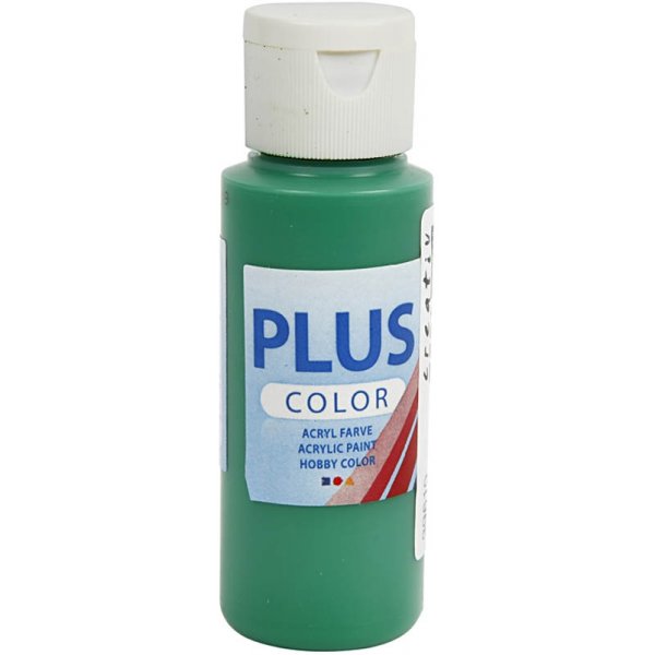 Plus Color Hobbyfärg - briljantgrön - 60 ml Plus Color Hobbyfärg - briljantgrön - 60 ml