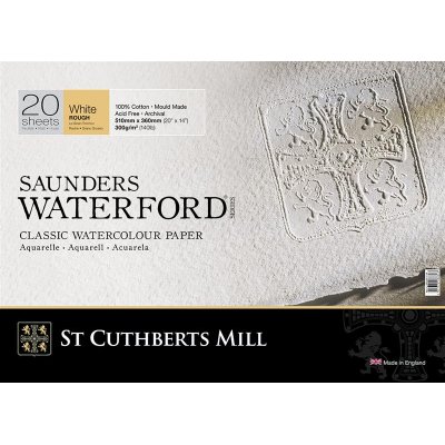 Akvarelblok Saunders Waterford 300 g - Grov