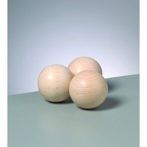 Obehandlade tr�bollar � 35 mm - 25-pack - utan h�l