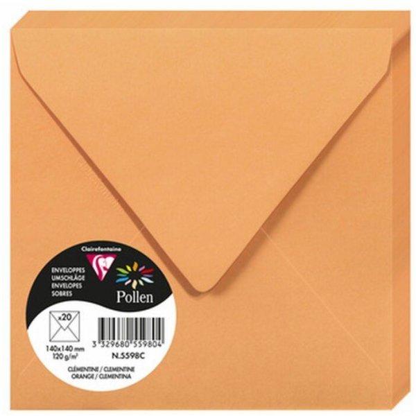 Pollen Kuvert 140x140 - 20-pack - Orange