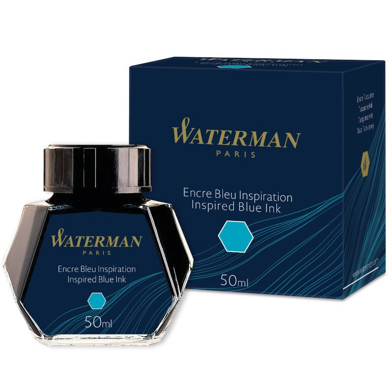 Ink Waterman - Inspireret blå - Tusch & Blæk, Kunstnerfarver