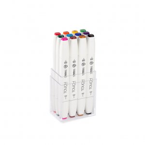 Touch Twin Brush Marker 12stk - Main Color