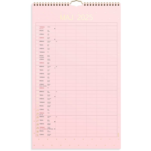 Familjekalender 24/25 - Color Familjekalender 24/25 - Color