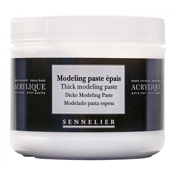Akrylmedium Sennelier 500 Ml - Thick Modeling Paste
