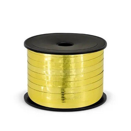 Presentsn�re Metallic 5mm x 90m - Guld