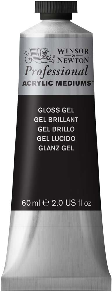 Akrylmedium W&N Professional - Blank gel - 60 ml - Akrylmedier, Malermedium, Fernis og kunstner medier til kunstmaling