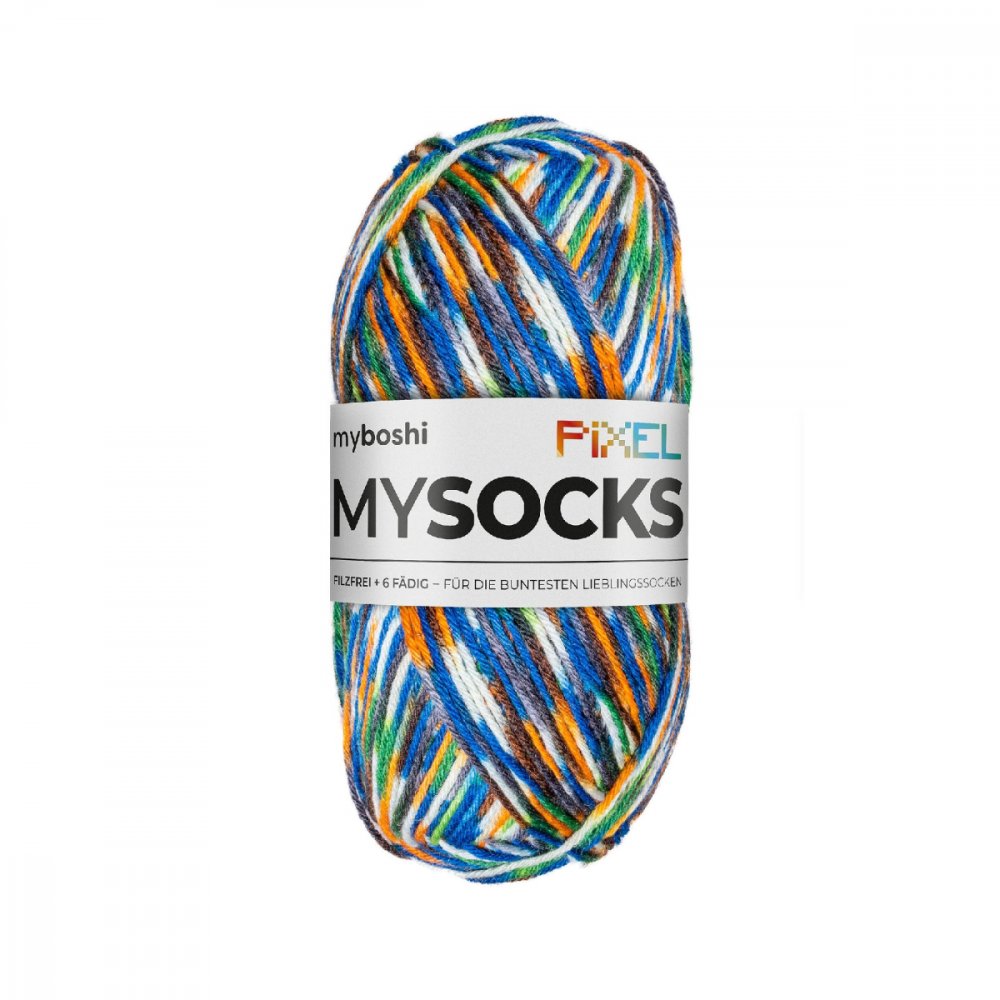 Myboshi Mysocks Pixel - 150 g - Booker - Myboshi Garn, Garn, Sticka & virka