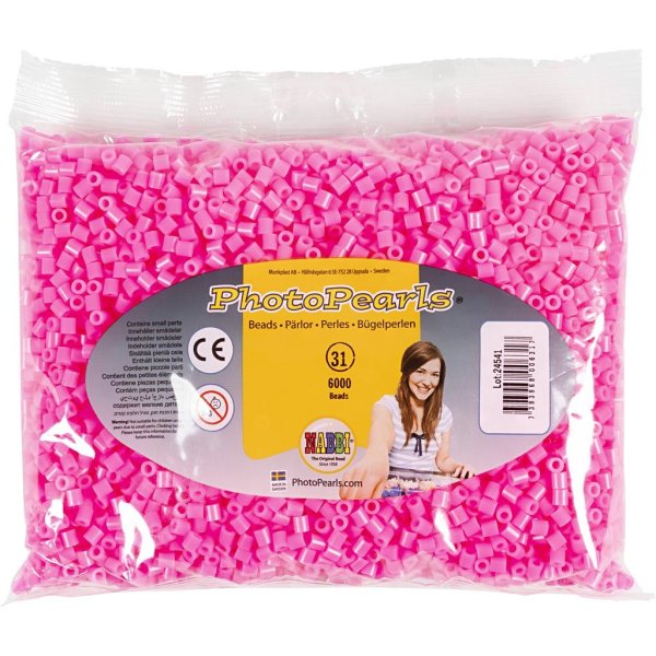 Photo Pearls medium 5x5 mm Rosa 6000 st Photo Pearls medium 5x5 mm Rosa 6000 st