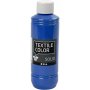 Textile Solid textilfrg - briljantbl - tckande - 250 ml