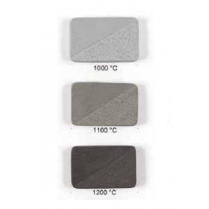 Steint�ysleire gr�/svart med svart chamotte - 10 kg