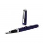 Fyllepenn Waterman Exception Slim Laque - Silver Trim - Fine Blue